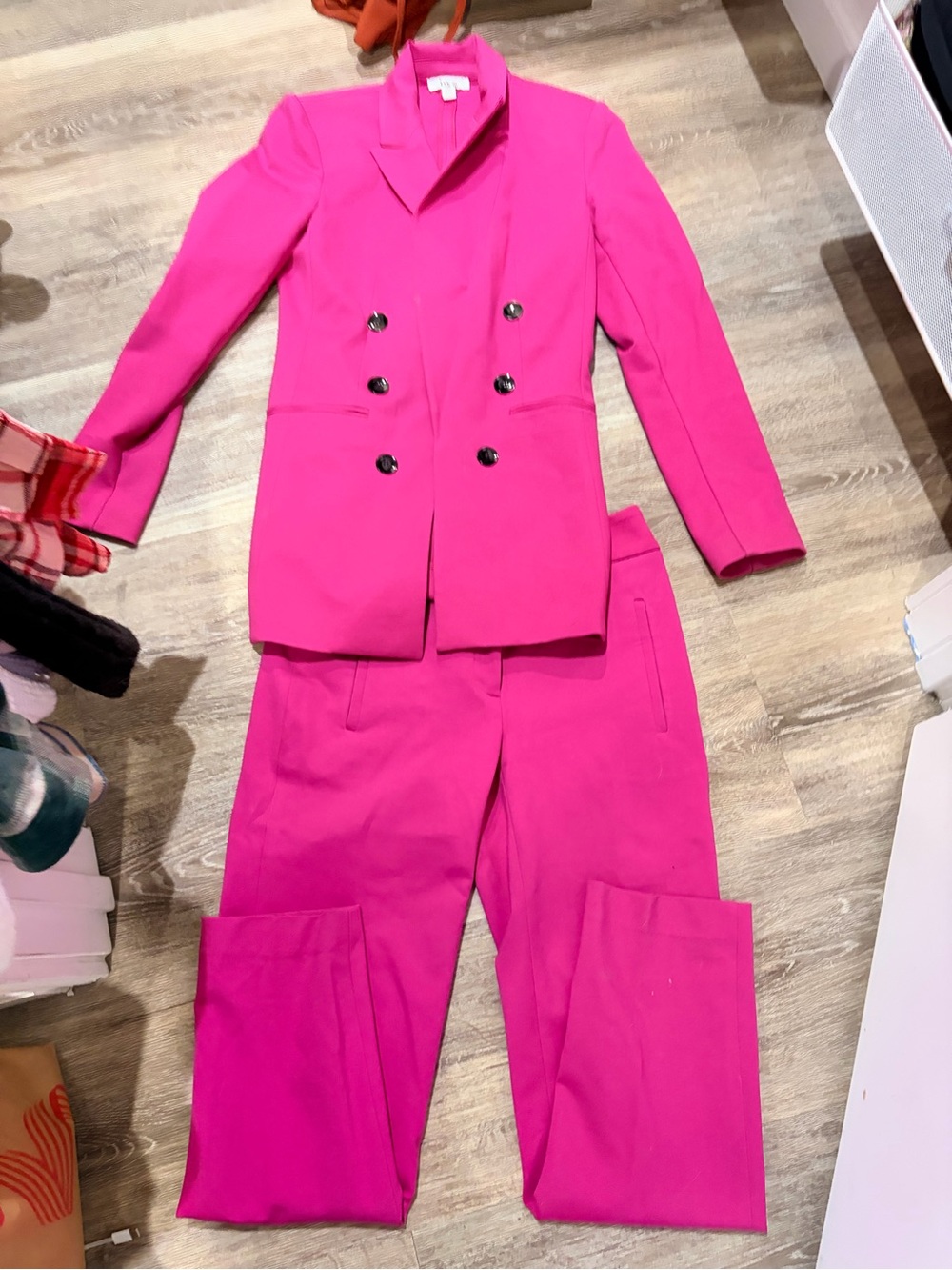 Bar III Fuchsia Pink Tailored Blazer